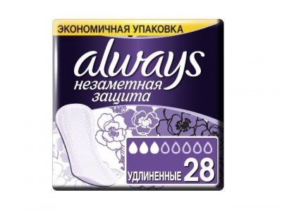 Прокладки always ежедневные удлиненные №28