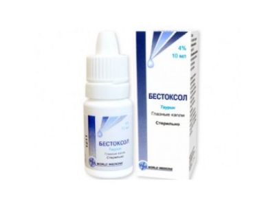 Бестоксол 4% 10 мл глазные капли