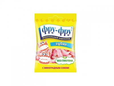 Фру-Фру мармелад жевательный Зубки