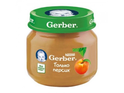Гербер пюре Персик 80 г
