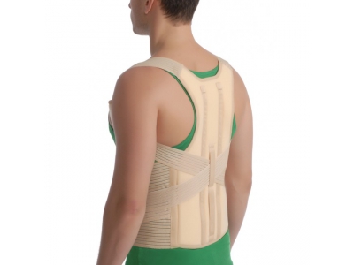 Корректор осанки med®Textile с ребрами жесткости р.ХХL (117-130)