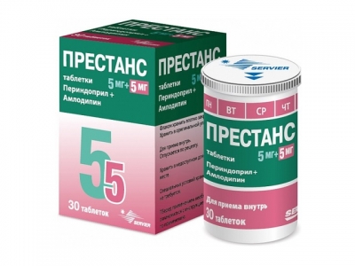 Престанс® таблетки 5мг/5мг №30