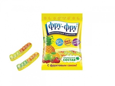 Фру-Фру жевательный мармелад Гусенички 100 гр