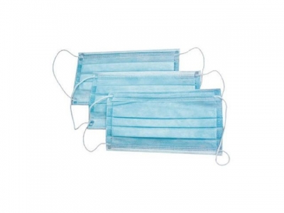 Маска  медицинская 3-х слой. на резинках