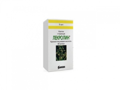 Лекролин® капли глазные 4% 5 мл