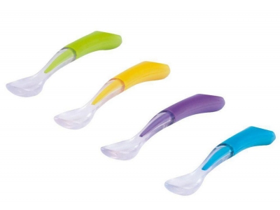 Ложки силиконовые Бусинка 3+ (набор 2 шт)