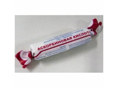 Аскорбиновая кислота с сахаром Таблетки 0.025г №10