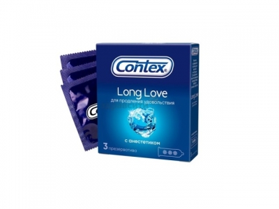 Презервативы Contex №3  Long Love  продл. удов.