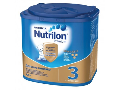 Молочко детское Nutrilon Premium 3 (c рождения) 400 г