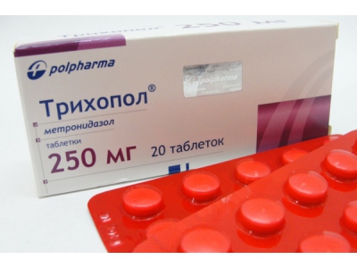 Трихопол 250 мг №20