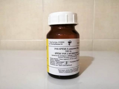 Крем Уна с вит А 100г