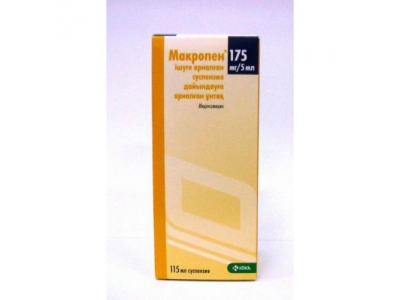 Макропен® суспензия 175 мг/5 мл 115 мл