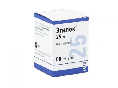 Эгилок® таблетки 25 мг №60