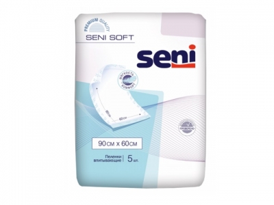 Пеленки впитывающие  урологические Seni софт  60*90 см 5 шт