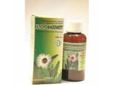 Хлорофиллипт Раствор спиртовой 10 мг/мл 100 мл