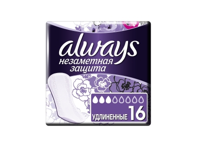 Прокладки always ежедневные удлиненные №16