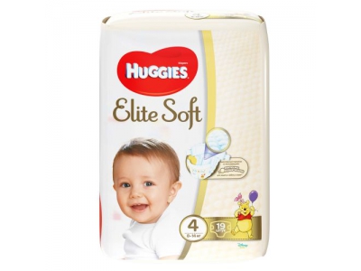 Подгузники Huggies Elte Soft 4 (8-14 кг) №19