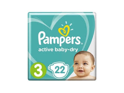 Подгузники Pampers Aktive baby-dry™ 3 (6-10 кг)  №22