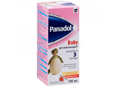 Панадол суспензия д/детей 120мг/5мл 100 мл