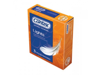 Презервативы Contex Lights особо тонкие №3