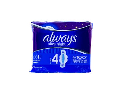 Прокладки always ultra night №1