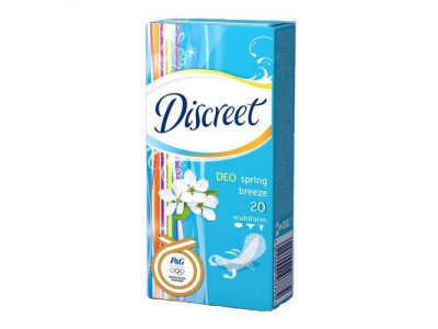 Прокладки Discreet DEO spring breeze №20