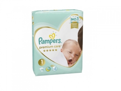 Памперс подгузник Premium Care Newborn 72 шт.
