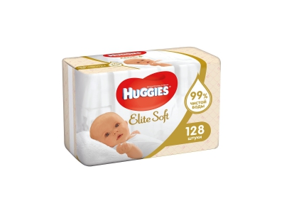 Салфетки влажные Huggies Elite Soft №128