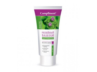 Бальзам репейный Compliment против выпадения волос200 мл