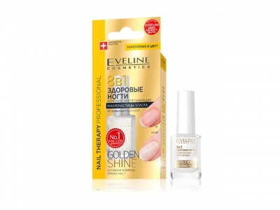 Eveline здоровые ногти 8в1 золото
