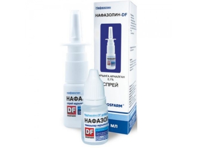 Нафазолин-DF капли назальные 0,1% 10 мл