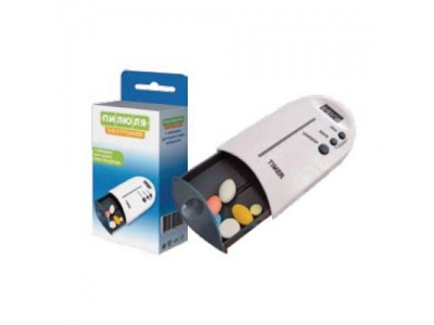 Контейнер ПИЛЮЛЯ  элек. с таймером для 2х видов продукции