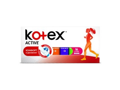Тампоны Kotex Aktive Супер №16