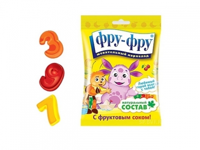 Фру-Фру 30 гр мармелад жевательный Цифры
