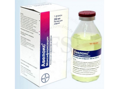 Авелокс®  раствор для инфузий 400 мг/250 мл