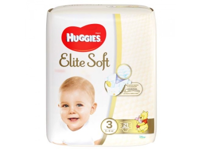 Подгузники Huggies Elte Soft 3 (5-9 кг) №21