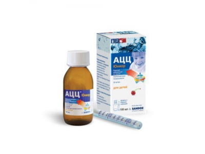 АЦЦ® юниор 20 мг/мл 100 мл №1 раствор