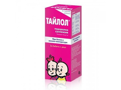 Тайлол® суспензия 120мг/5мл 100 мл