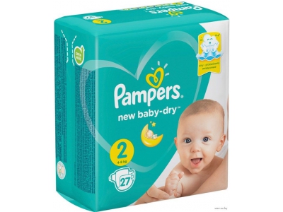 Подгузники Pampers New baby-dry™ 2 (4-8 кг)  №27