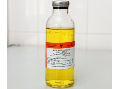 Фурацилин 0,02% 200 мл стер