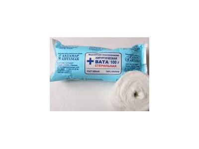 Вата медицинская стерильная 25 г