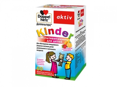 Доппельгерц №60 Киндер Глицин +витамины 3 с 7 лет