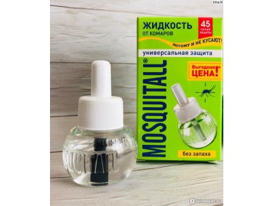 Mosquitali Универсальная защита жидкость от комаров 45 дней