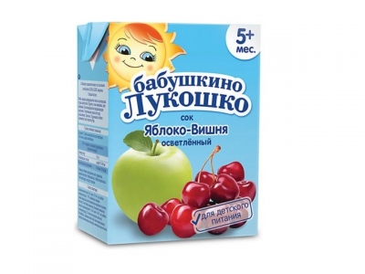 Бабушкино Лукошко сок яблочно-вишневый 200,0
